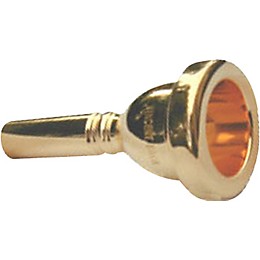 Bach Trombone Mouthpiece, Large Shank in Gold 1.5G