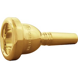 Bach Trombone Mouthpiece, Large Shank in Gold 1.5G