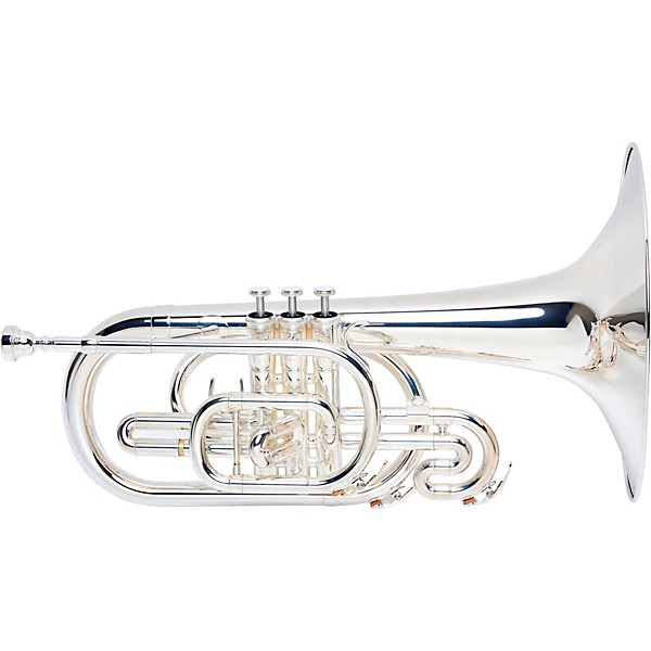 Yamaha YMP-204M Series Marching F Mellophone Silver