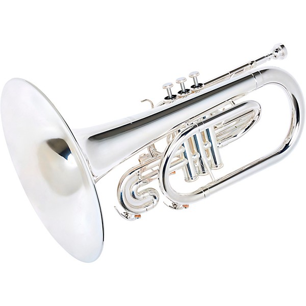 Yamaha YMP-204M Series Marching F Mellophone Silver