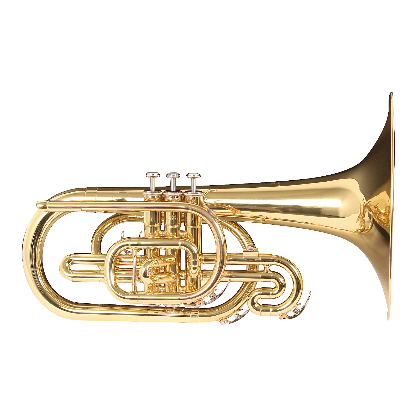 Yamaha YMP204M Series Marching F Mellophone Lacquer Guitar Center