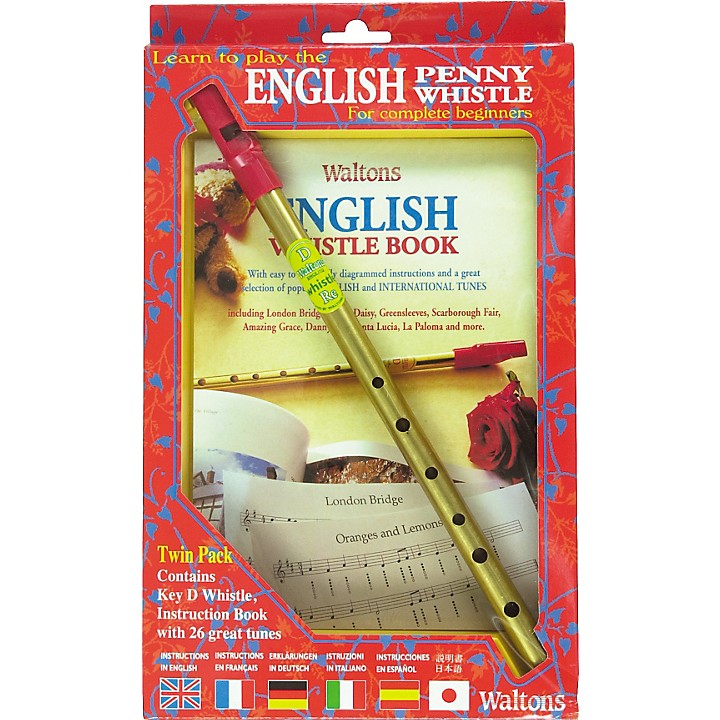 For Beginners Waltons English Penny Whistle Value Pack Key of D Fully Diagrammed Instructions Included 