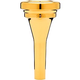 Denis Wick DW4880B-SM Steven Mead Series Baritone Horn Mouthpiece in Gold 4