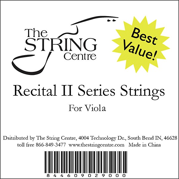 The String Centre Recital II Viola String Set 15+ in.