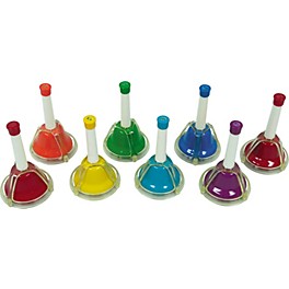 Rhythm Band Kid's Play 8-Note Diatonic Hand/Desk Bell Set