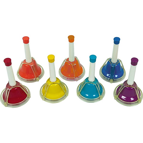 Rhythm Band Kid's Play 7-Note Extension Hand/Desk Bell Set