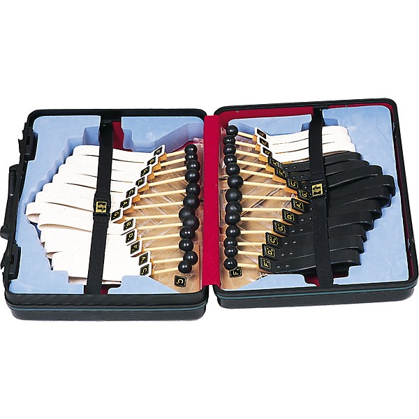 Rhythm Band 2-Octave Chromatic Belleplate Set with Case
