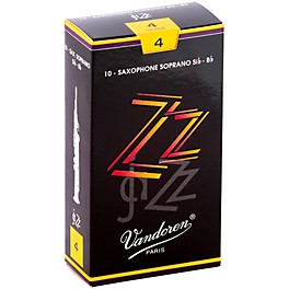 Vandoren ZZ Soprano Saxophone Reeds Strength 3.5, Box of 10 Vandoren ZZ Soprano Saxophone Reeds Strength 4, Box of 10