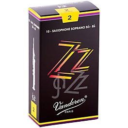 Vandoren ZZ Soprano Saxophone Reeds Strength 3.5, Box of 10 Vandoren ZZ Soprano Saxophone Reeds Strength 2, Box of 10