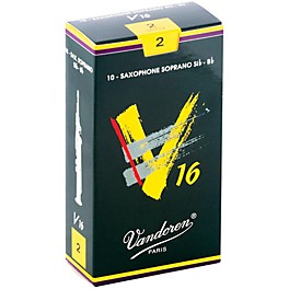 Vandoren V16 Soprano Saxophone Reeds Strength 3.5, Box of 10 Vandoren V16 Soprano Saxophone Reeds Strength 2, Box of 10