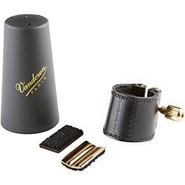 Vandoren Leather Saxophone Ligature With Cap Sopran... Vandoren Leather Saxophone Ligature With Cap Alto Sax with Plastic Cap