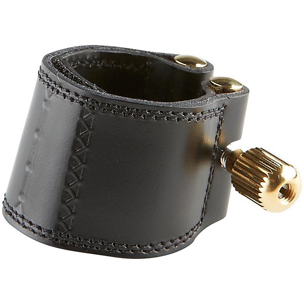 Vandoren Leather Saxophone Ligature With Cap Alto Sax with Plastic Cap