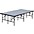 M... Midwest Folding Products 4' Deep X 8' Wide Single Height Portable Stage & Seated Riser 24 Inches High Pewter Gray Carpet