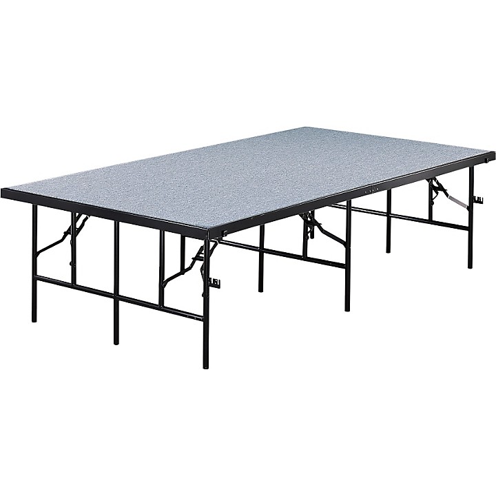 Midwest Folding Products 4' Deep X 8' Wide Single Height Portable Stage ...