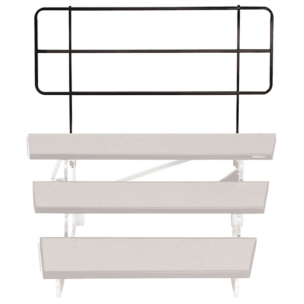 Midwest Folding Products TransFold Choral Risers 46 in. Backrail