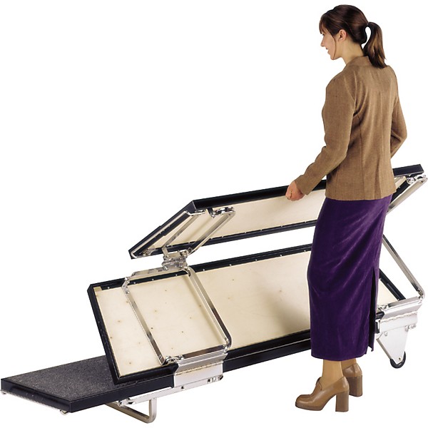 Midwest Folding Products TransFold Choral Risers 46 in. Backrail