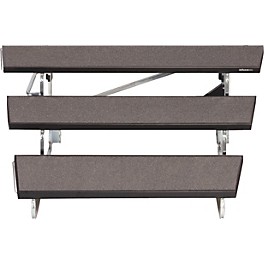 Open Box Midwest Folding Products TransFold Choral Risers Level 1 48 in. Wide, 3 Levels