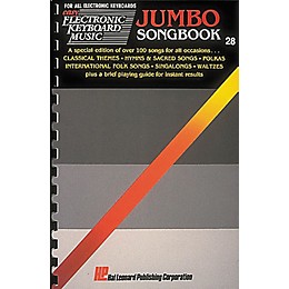 Hal Leonard Easy Electronic Keyboard Music #028 - Jumbo Songbook