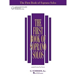 Hal Leonard The First Book/Online Audio of Soprano Solos Book/Online Audio