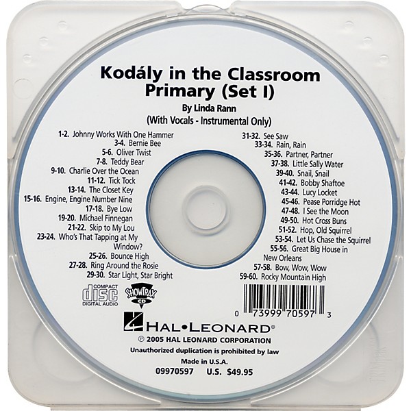 Hal Leonard Kodaly in the Classroom Primary