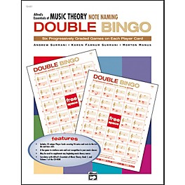 Alfred Essentials of Music Theory Double Bingo Note Names