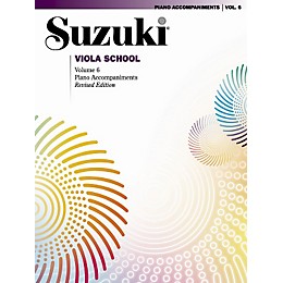 Alfred Suzuki Viola School Piano Accompaniments Volume 6