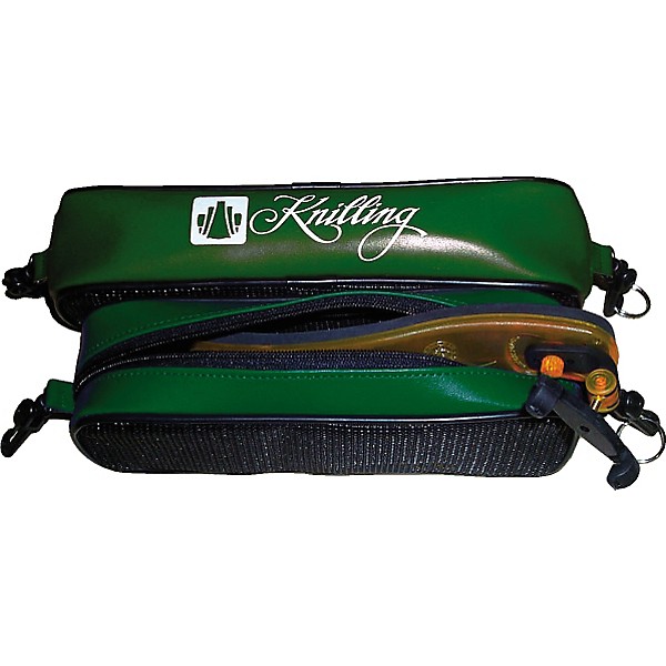 Knilling Deluxe Shoulder Rest Pouch Large (Fits 4/4 Violin Or Viola), Green