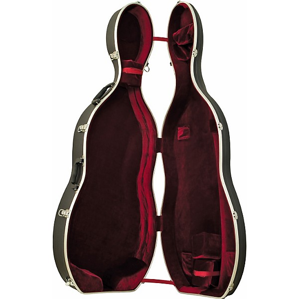 Bellafina ABS Cello Case With Wheels 1/2 Size