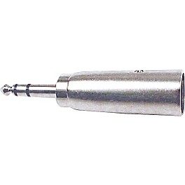 Hosa GXP-246 GXP246 XLR Male to 1/4" TRS Adapter