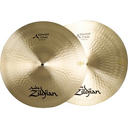 Zildjian A Concert Stage Crash Cymbal Pair 16 in. Zildjian A Concert Stage Crash Cymbal Pair 16 in.