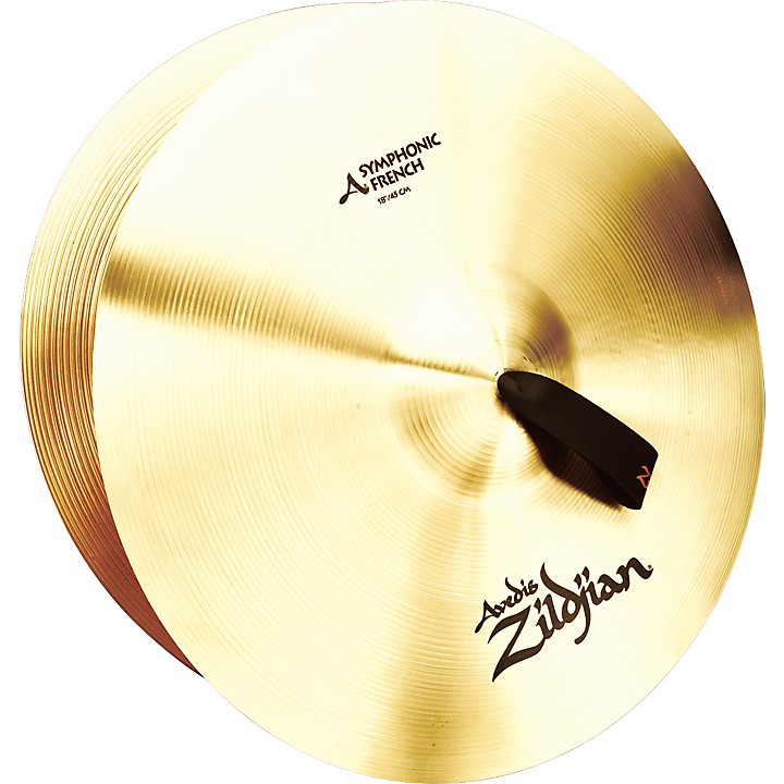 Zildjian A Symphonic French Tone Crash Cymbal Pair 18 in