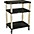 H. Wilson Tuffy Plastic 34" 3 Shelf Utility Cart 34 Black H. Wilson Tuffy Plastic 34" 3 Shelf Utility Cart 34 Black