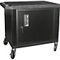 H. Wilson Tuffy Plastic 26" 2-Shelf Cart/Cabinet 26 Black thumbnail