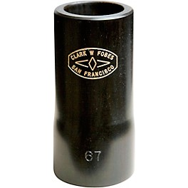 Clark W Fobes Hardwood Clarinet Barrel Bb Clarinet - 66 mm Clark W Fobes Hardwood Clarinet Barrel Bb Clarinet - 68 mm