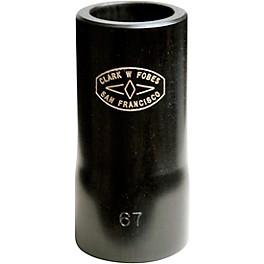 Clark W Fobes Hardwood Clarinet Barrel Bb Clarinet - 67 mm Clark W Fobes Hardwood Clarinet Barrel A Clarinet - 64 mm