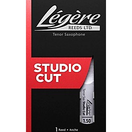 Legere Reeds Studio Cut Tenor Saxophone Reed Strength 1.5 Legere Reeds Studio Cut Tenor Saxophone Reed Strength 1.5