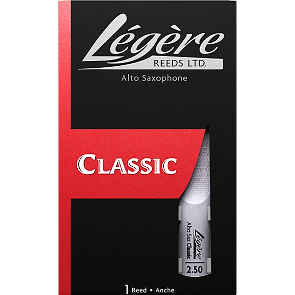 Legere Reeds Alto Saxophone Reed Strength 2.5
