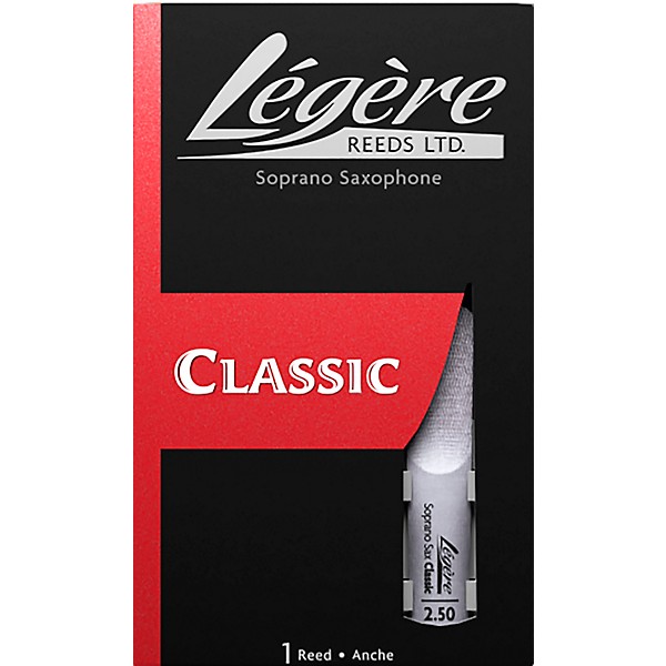 Legere Reeds Soprano Saxophone Reed Strength 2.5