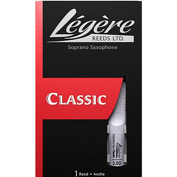 Legere Reeds Soprano Saxophone Reed Strength 3