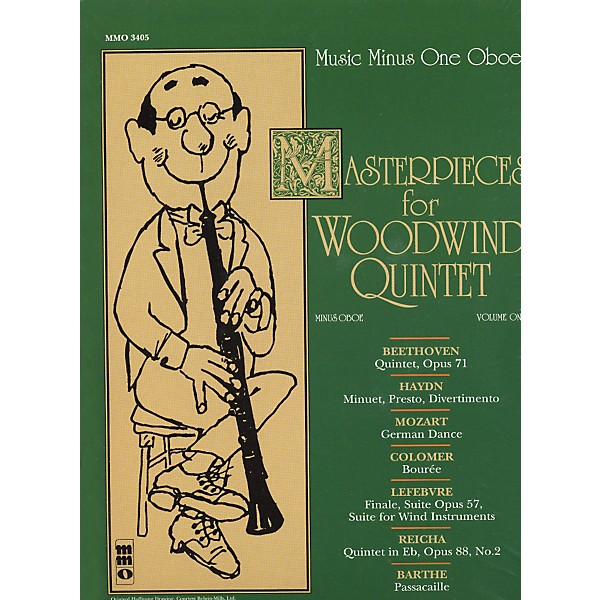 Hal Leonard Masterpieces for Woodwind Quintet Oboe