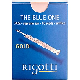 Rigotti Gold Soprano Saxophone Reeds Strength 3.5 Medium Rigotti Gold Soprano Saxophone Reeds Strength 2.5 Medium