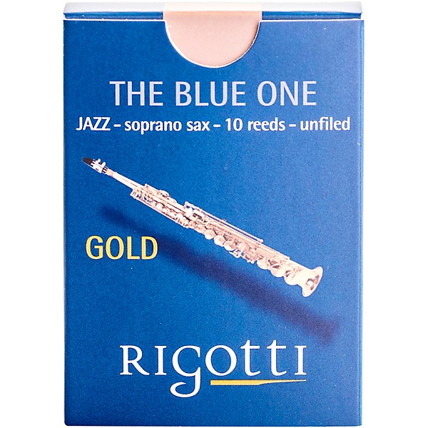 Rigotti Gold Soprano Saxophone Reeds Strength 3.5 Medium