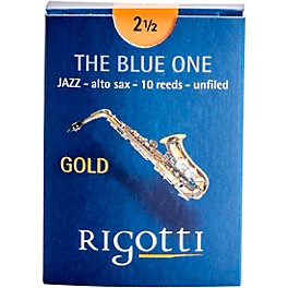 Rigotti Gold Alto Saxophone Reeds Strength 2.5 Medium Rigotti Gold Alto Saxophone Reeds Strength 2.5 Medium