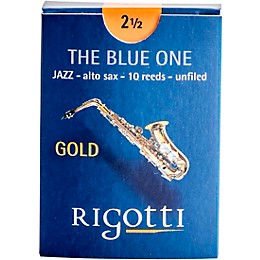 Rigotti Gold Alto Saxophone Reeds 2.5 Light