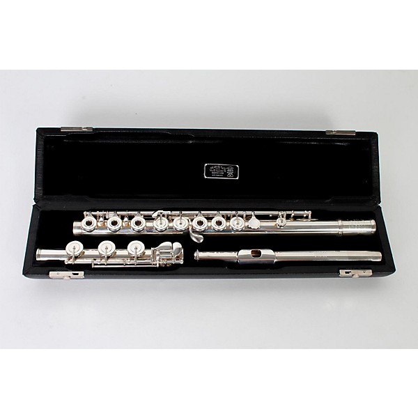 Open Box Haynes Handmade Drawn Tonehole Model Professional Flute Level 2 .016 Wall / Inline G / Gold Riser 888365670423