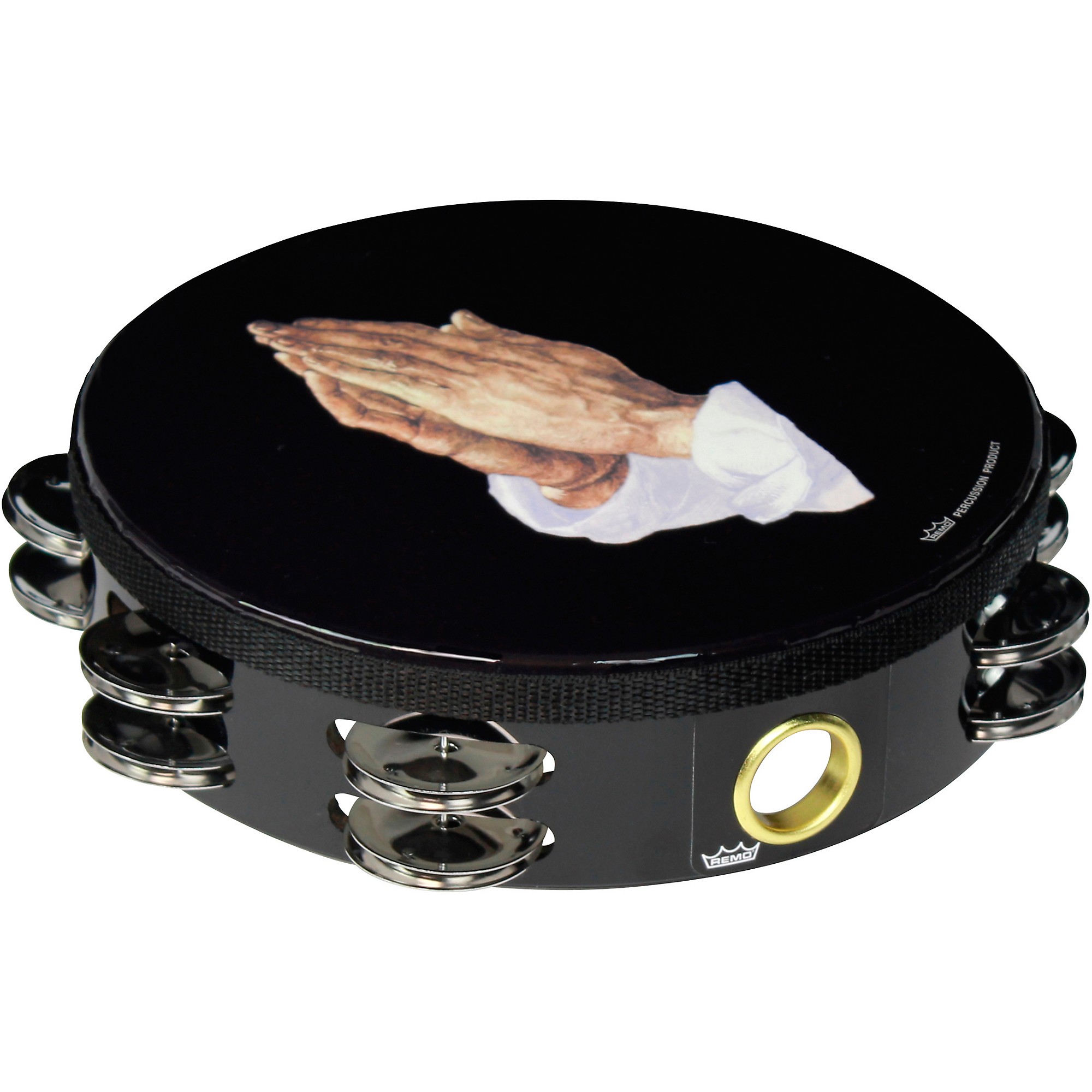 Remo Praying Hands Tambourine 8 in., 16 Jingles | Guitar Center