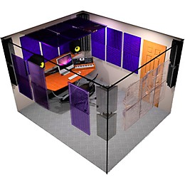 Auralex Deluxe Plus Roominator Kit Charcoal/Purple