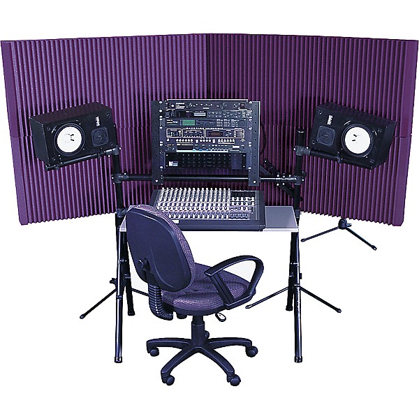 Auralex MAX-Wall 420 Portable Acoustic Treatment System (4-Pack) Purple