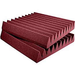 Auralex Studiofoam Wedges 6-Pack Burgundy