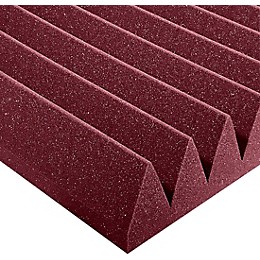 Auralex Studiofoam Wedges 6-Pack Burgundy